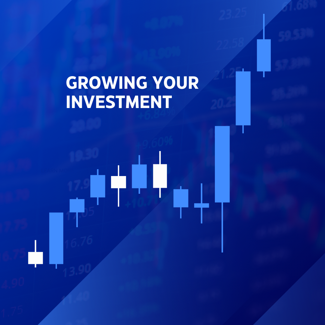 Blue Gradient Modern Learn How To Invest in Stock Market Instagram Post